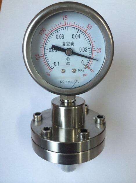 真空隔膜壓力表